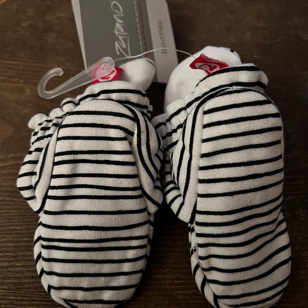 Zatano Size 3M Pencil Stripe Bootie